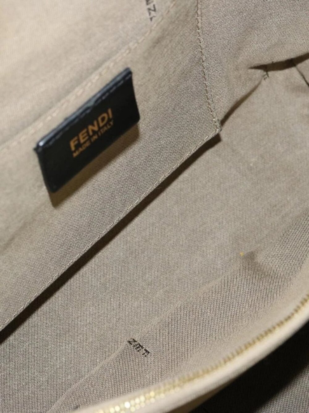 FENDI Hand Bag Canvas 2way Beige - Picture 10 of 16